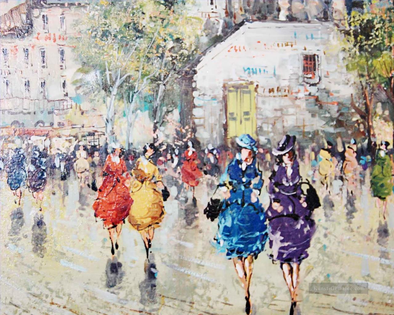 st054D Impressionismus Pariser Szenen Ölgemälde
